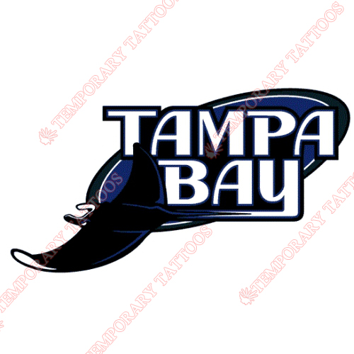 Tampa Bay Rays Customize Temporary Tattoos Stickers NO.1949